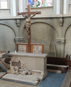 Altar vor Sanierung